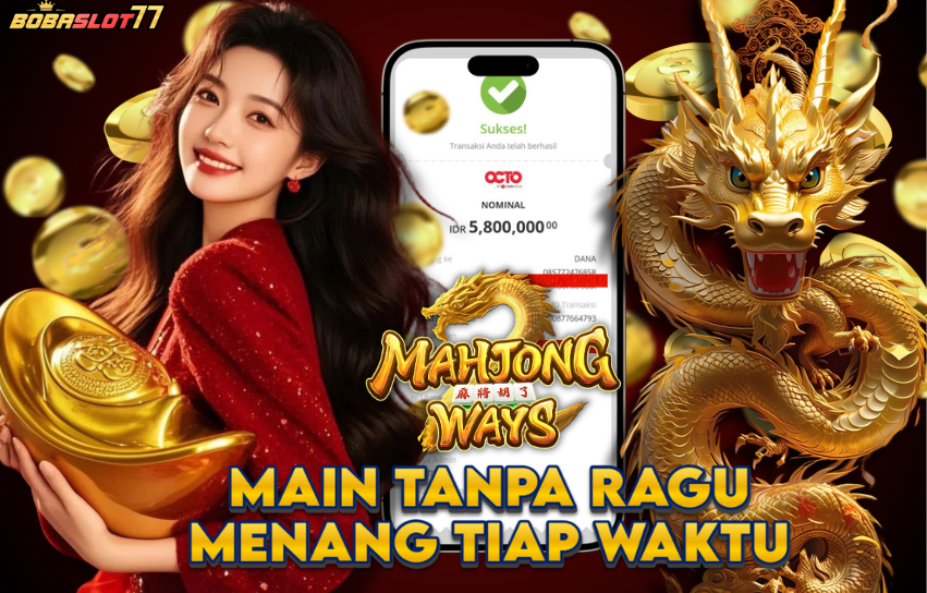 Selamat kepada user id : sem****p3 Wede Rp 5.800.000 di Game MAHJONG WAYS PG SOFT Cair Gk Sampe 1 Menit! Menang Mudah di Bobaslot77
